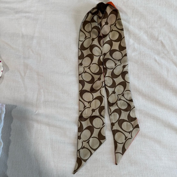 Coach Y2K Vintage Silk Twilly Scarf Set of 2 - Picture 7 of 8